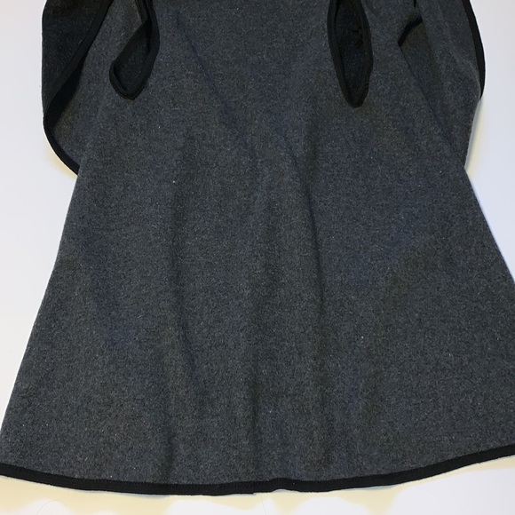 Anthropologie Grey and Black Oversized Cape Vest - Women’s O/S - Picture 5 of 6
